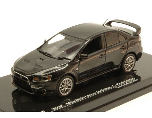 Vitesse VE29294 MITSUBISHI LANCER EVO X 2008 BLACK 1:43 Modellino