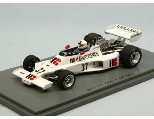 Spark Model S4800 BORO 001 LARRY PERKINS 1976 N.37 ACCIDENT BELGIUM GP 1:43 Modellino