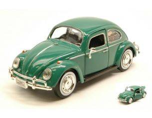 Motormax MTM73223GN VW BEETLE 1966 GREEN 1:24 Modellino