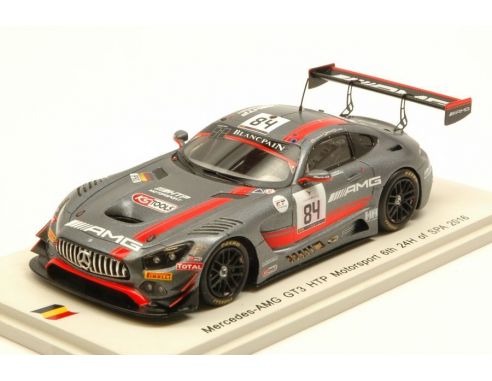 Spark Model SB126 MERCEDES GT3 N.84 6th 24 H SPA 2016 BAUMANN-JAAFAR-BUHK 1:43 Modellino