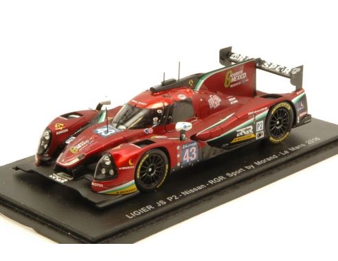 Spark Model S5125 LIGIER JS P2 N.43 15th LM 2016 R.GONZALES-B.SENNA-F.ALBUQUERQUE 1:43 Modellino