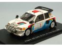 Spark Model S1297 PEUGEOT 205 T16 N.1 5th SAFARI 1986 KANKKUNEN-PIIRONEN 1:43 Modellino