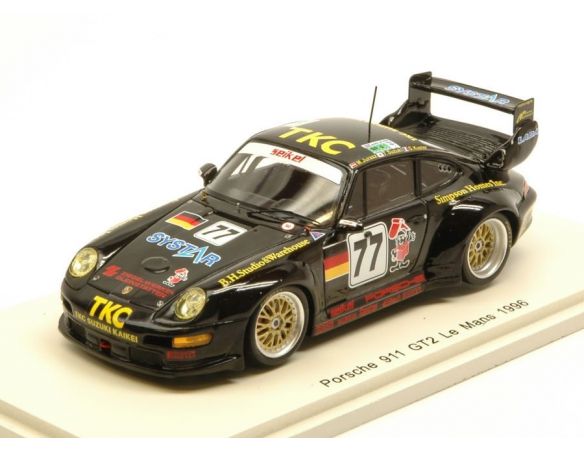 Spark Model S4447 PORSCHE 911 GT2 N.77 18th LM 1996 T.SUZUKI-G.KUSTER-M.JURASZ 1:43 Modellino