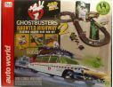 Auto World SRS317 GHOSTBUSTERS HAUNTED HIGHWAY PISTA SLOT CON 2 AUTO 1:64 (Mt. 4,30) Modellino