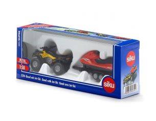 Siku 2314 QUAD E MOTO D'ACQUA 2 IN 1 1:50 Modellino