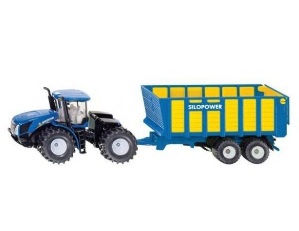 Siku 1947 New Holland con rimorchio 1/50 Modellino