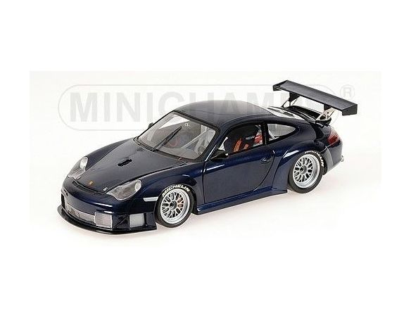 Minichamps PM100046404 PORSCHE 911 GT 3 2004 BLUE 1:18 Modellino