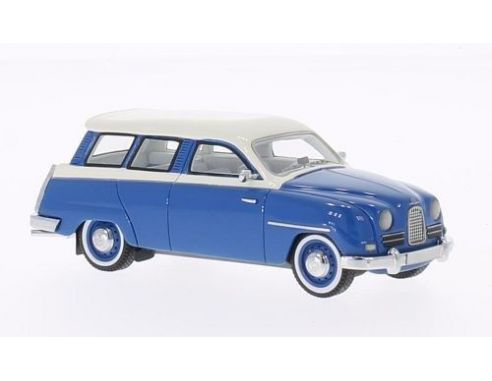 Neo Scale Models NEO49521 SAAB 95 1959 BLUE/WHITE 1:43 Modellino