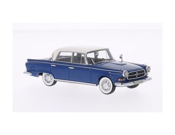 Neo Scale Models NEO49532 BORGWARD P100 BLUE/WHITE 1:43 Modellino