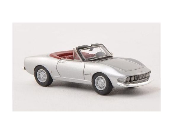 Neo Scale Models NEO87483 FIAT DINO SPIDER 2000 SILVER 1:87 Modellino