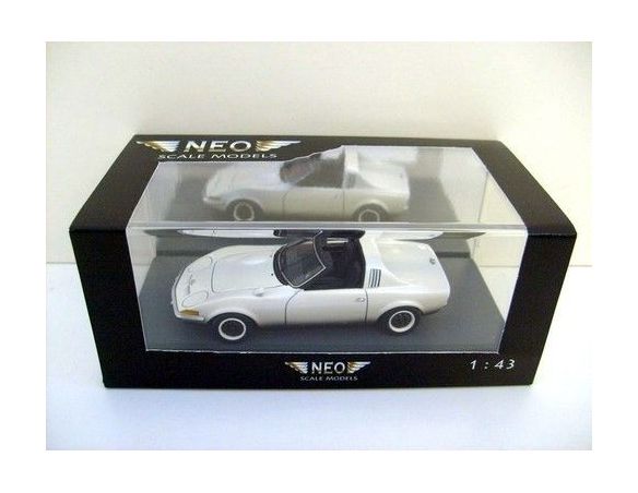 Neo 43082 OPEL GT AERO WHITE 2-TONE 1/43 Modellino