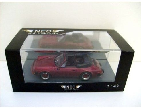 Neo 43252 Porsche 911 Carrera USA rossa Red 1:43 Modellino