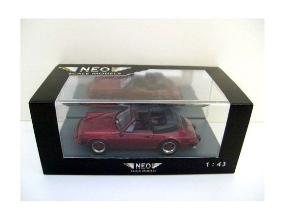 Neo 43252 Porsche 911 Carrera USA rossa Red 1:43 Modellino