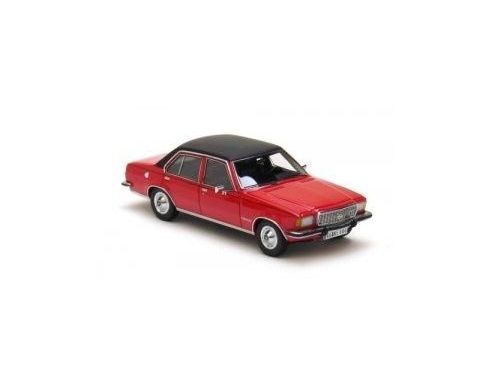 Neo 43686 OPEL COMMODORE B 4-DOOR RED BLACK Modellino