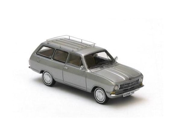 Neo 43702 OPEL KADETT B CARAVAN SILVER 1/43 Modellino