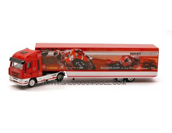 New Ray NY15743 IVECO STRALIS DUCATI MOTO GP 2010 1:43 Modellino
