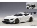 Auto Art / Gateway AA81531 MERCEDES AMG GT3 SENZA DECORAZIONE BIANCO 1:18 Modellino