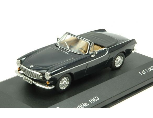 White Box WB196 VOLVO P1800 CONVERTIBLE 1963 BLACK 1:43 Modellino