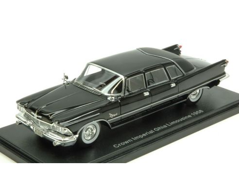Neo Scale Models NEO46265 CROWN IMPERIAL GHIA LIMOUSINE 1958 BLACK 1:43 Modellino