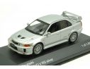 White Box WB214 MITSUBISHI LANCER EVO V RS 1998 SILVER 1:43 Modellino