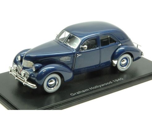Neo Scale Models NEO46610 GRAHAM HOLLYWOOD 1940 BLUE 1:43 Modellino