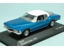 White Box WB199 BUICK RIVIERA COUPE' 1972 METALLIC BLUE/WHITE 1:43 Modellino