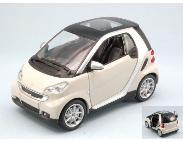 New Ray NY71033W SMART FORTWO II SERIE 2007 WHITE 1:24 Modellino
