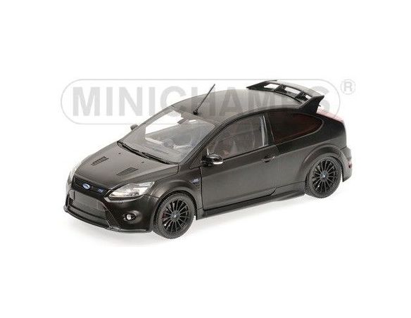 Minichamps PM100080000 FORD FOCUS RS 500 2011 MATT BLACK 1:18 Modellino