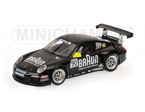 Minichamps PM100106990 PORSCHE 911 GT3 N.90 SUPERCUP 2010 1:18 Modellino
