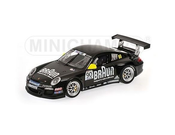 Minichamps PM100106990 PORSCHE 911 GT3 N.90 SUPERCUP 2010 1:18 Modellino