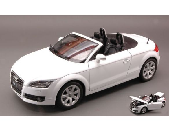 Welly WE4617 AUDI TT ROADSTER SPYDER WHITE 1:18 Modellino