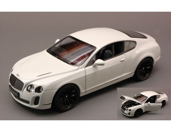 Welly WE4474 BENTLEY CONTINENTAL SUPERSPORTS 2010 WHITE 1:24 Modellino