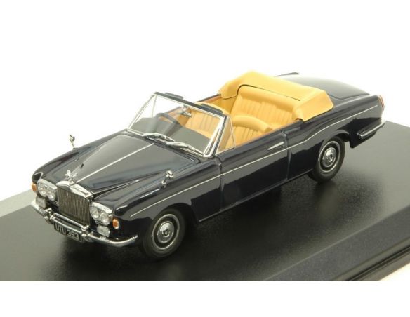 Oxford OXF43RRC001 ROLLS ROYCE CORNICHE CONVERTIBLE (OPEN) 1971 DARK BLUE 1:43 Modellino