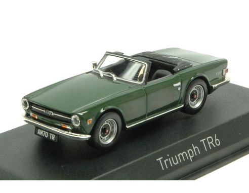 Norev NV350093 TRIUMPH TR6 1970 ENGLISH GREEN 1:43 Modellino