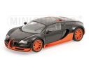 Minichamps PM100110840 BUGATTI VEYRON SUPER SPORT 2010 CARBON/ORANGE 1:18 Auto Stradali