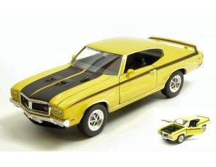 Welly WE4249YBK BUICK GSX 1970 YELLOW/BLACK 1:24 Modellino