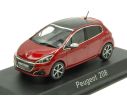 Norev NV472819 PEUGEOT 208 2015 RUBI RED 1:43 Modellino