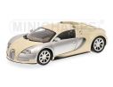 Minichamps PM100110854 BUGATTI VEYRON 2009 CHROME & BEIGE 1:18 Modellino
