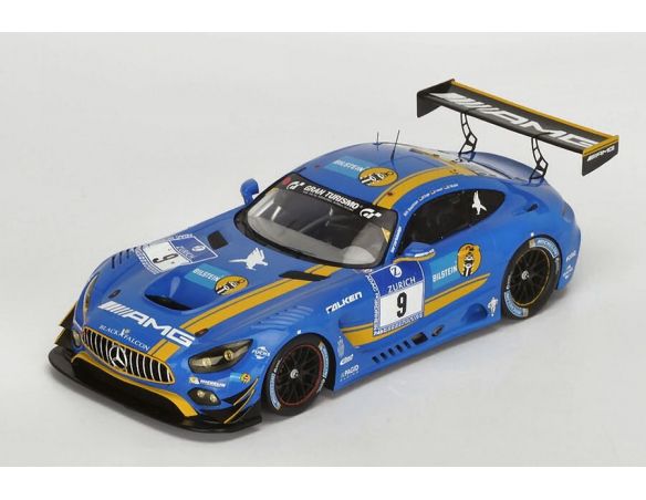 Spark Model S18SG012 MERCEDES GT3 N.9 4th 24 H NURBURGRING 2016 HAUPT-BUURMAN-ENGEL 1:18 Modellino