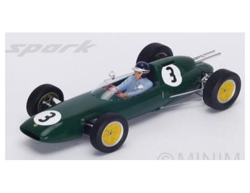 Spark Model S18230 LOTUS 24 N.3 WINNER TROPHY SNETTERTON 1962 J.CLARK 1:18 Modellino