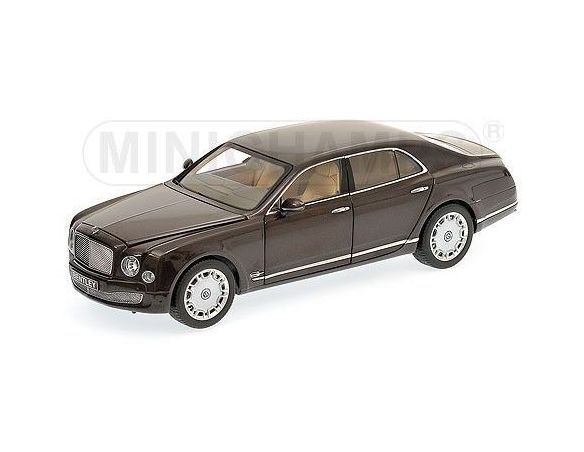 Minichamps PM100139905 BENTLEY MULSANNE 2010 ARABICA OVER BURNT OAK 1:18 Modellino