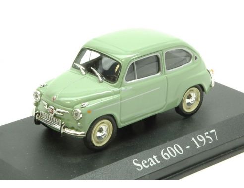 Modellino EDI039 SEAT 600 1957 LIGHT GREEN 1:43 Modellino