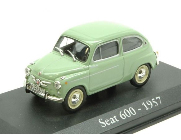 Modellino EDI039 SEAT 600 1957 LIGHT GREEN 1:43 Modellino
