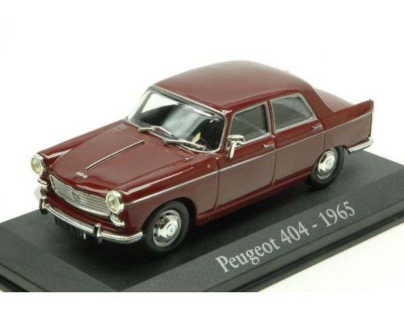 Modellino EDI019 PEUGEOT 404 1965 AMARANT 1:43 Modellino