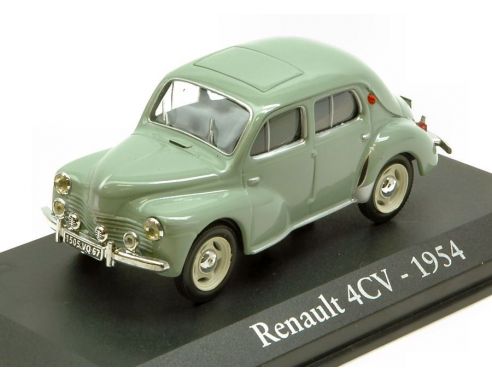 Modellino EDI011 RENAULT 4CV 1954 GRIGIOVERDE CHIARO 1:43 Modellino