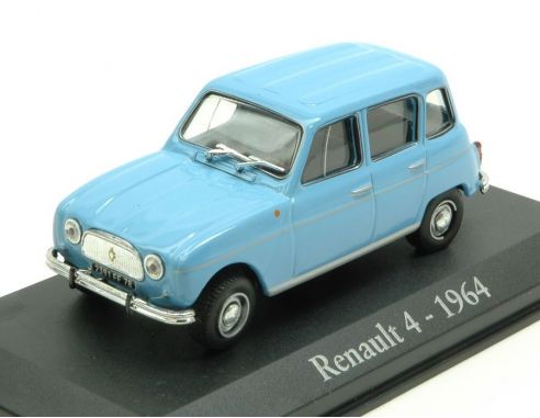 Modellino EDI006 RENAULT 4 1964 LIGHT BLUE 1:43 Modellino