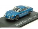 Modellino EDI009A RENAULT ALPINE A110 1969 METALLIC BLUE 1:43 Modellino