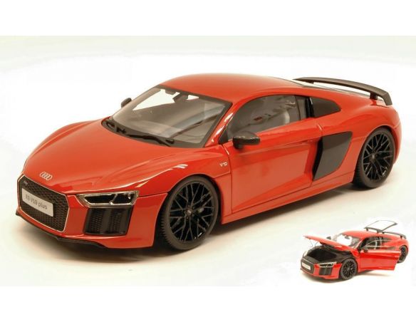 Maisto MI38135R AUDI R8 V10 PLUS 2015 RED EXCLUSIVE SERIES 1:18 Modellino