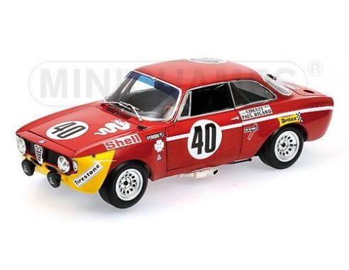 Minichamps PM100711240 A.ROMEO GTA JUNIOR N.40 WINN. 24H PAUL RICARD 1971 PICCHI/CHASSEUIL 1:18 Auto Competizione