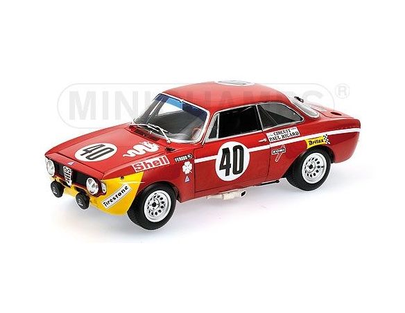 Minichamps PM100711240 A.ROMEO GTA JUNIOR N.40 WINN. 24H PAUL RICARD 1971 PICCHI/CHASSEUIL 1:18 Auto Competizione